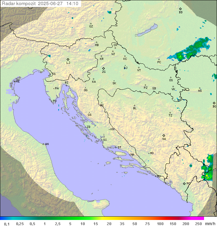 Padavine Hrvaška