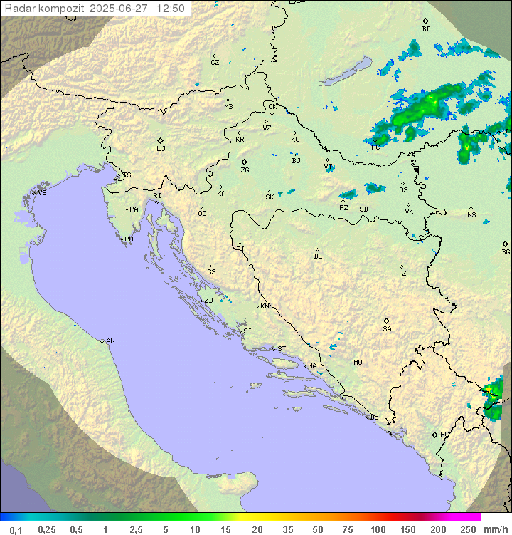 Padavine Hrvaška