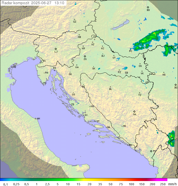 Padavine Hrvaška