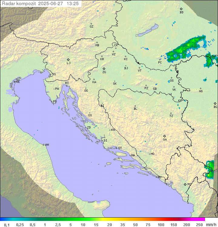 Padavine Hrvaška