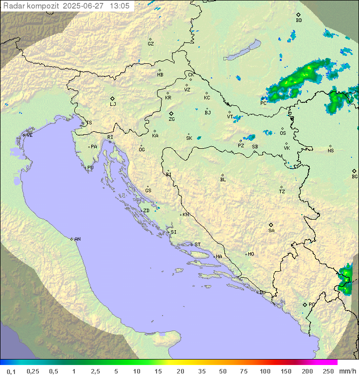 Padavine Hrvaška