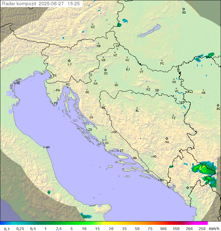 Padavine Hrvaška