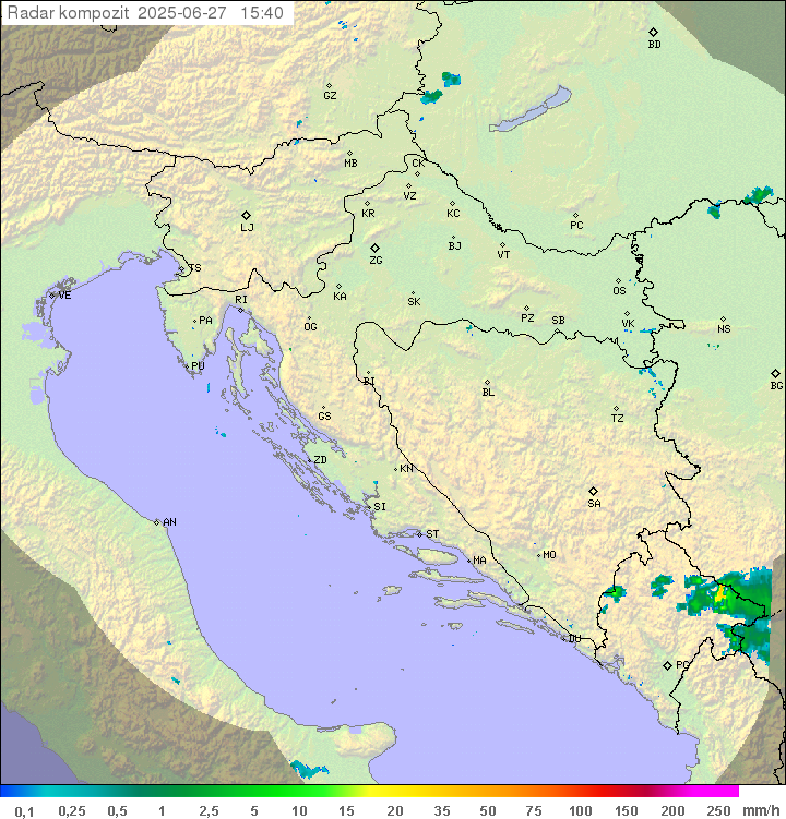 Padavine Hrvaška