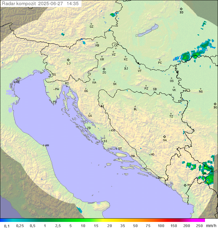 Padavine Hrvaška