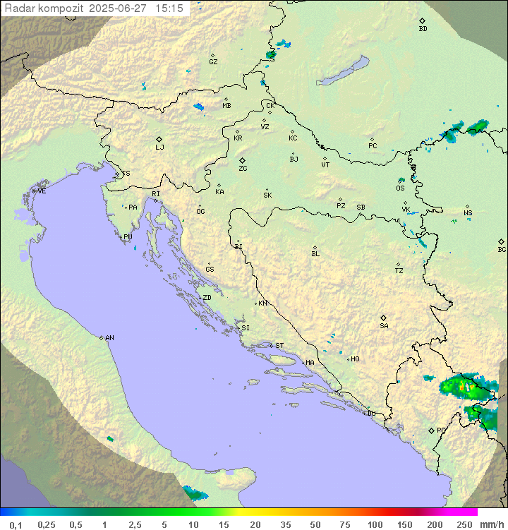 Padavine Hrvaška