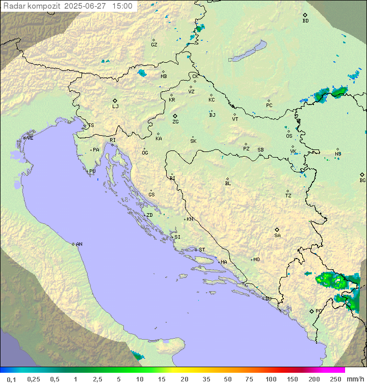Padavine Hrvaška