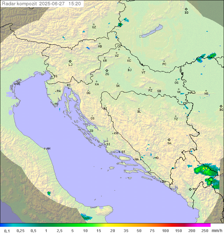 Padavine Hrvaška