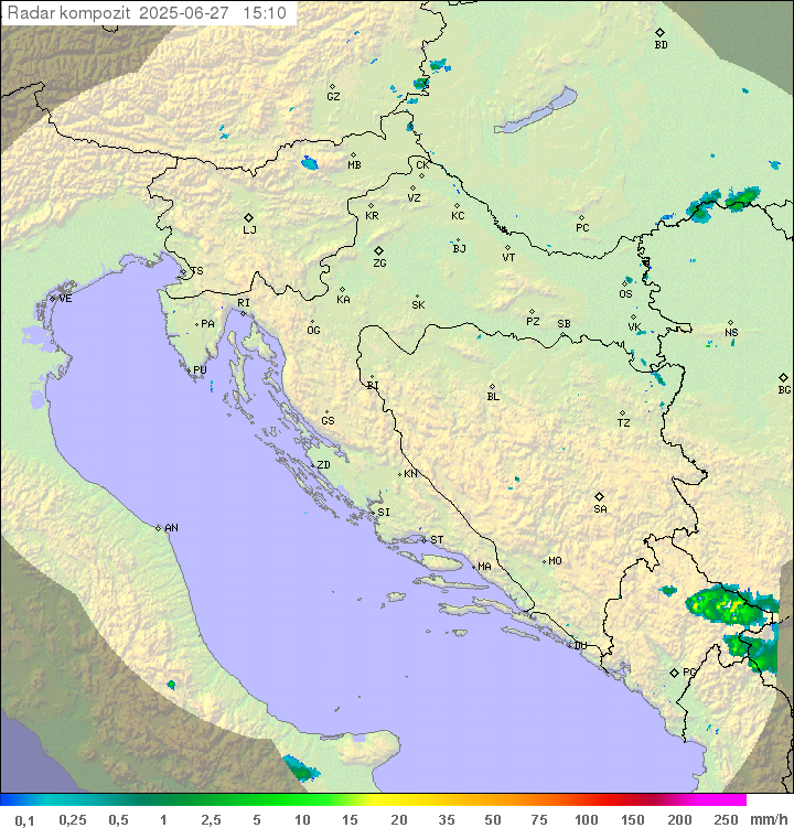 Padavine Hrvaška