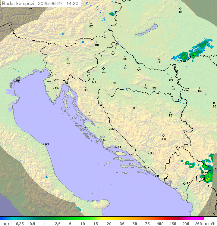 Padavine Hrvaška