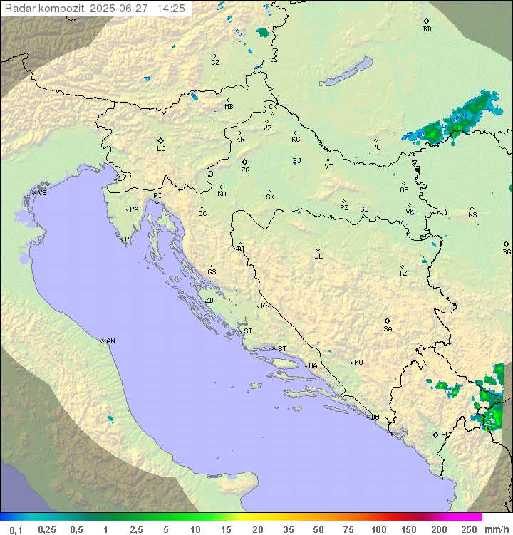 Padavine Hrvaška