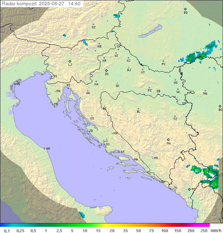 Padavine Hrvaška