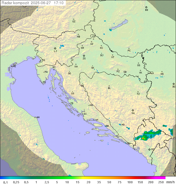 Padavine Hrvaška