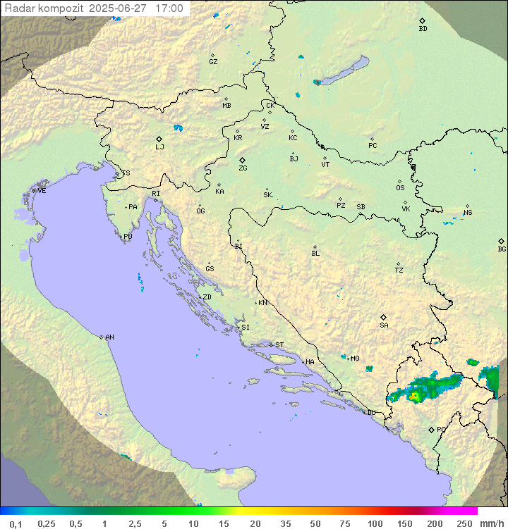 Padavine Hrvaška