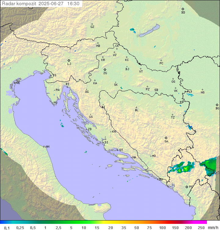 Padavine Hrvaška