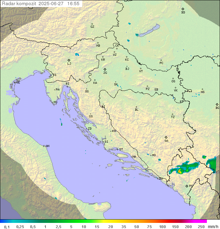 Padavine Hrvaška