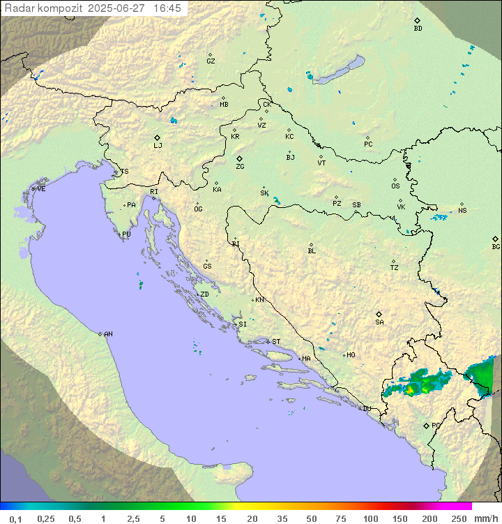 Padavine Hrvaška