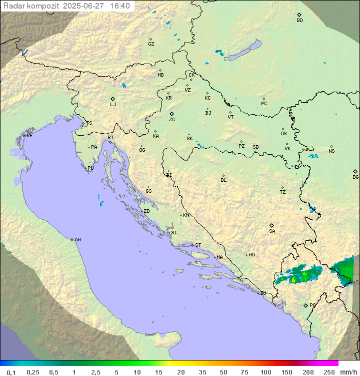 Padavine Hrvaška