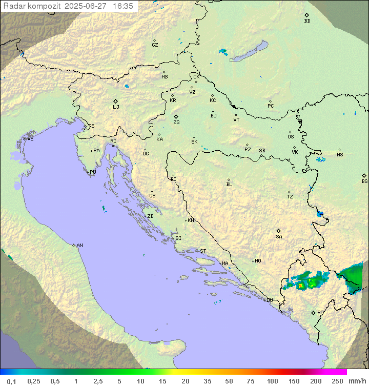 Padavine Hrvaška