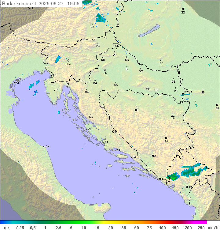 Padavine Hrvaška