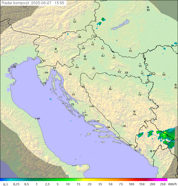 Padavine Hrvaška