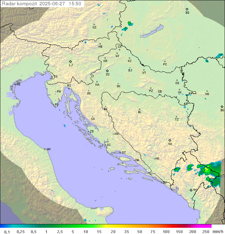 Padavine Hrvaška