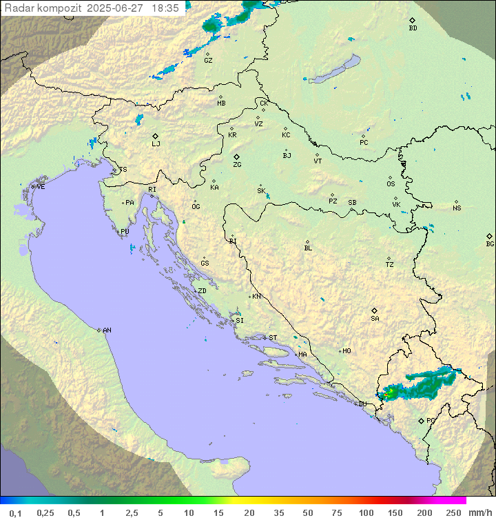 Padavine Hrvaška