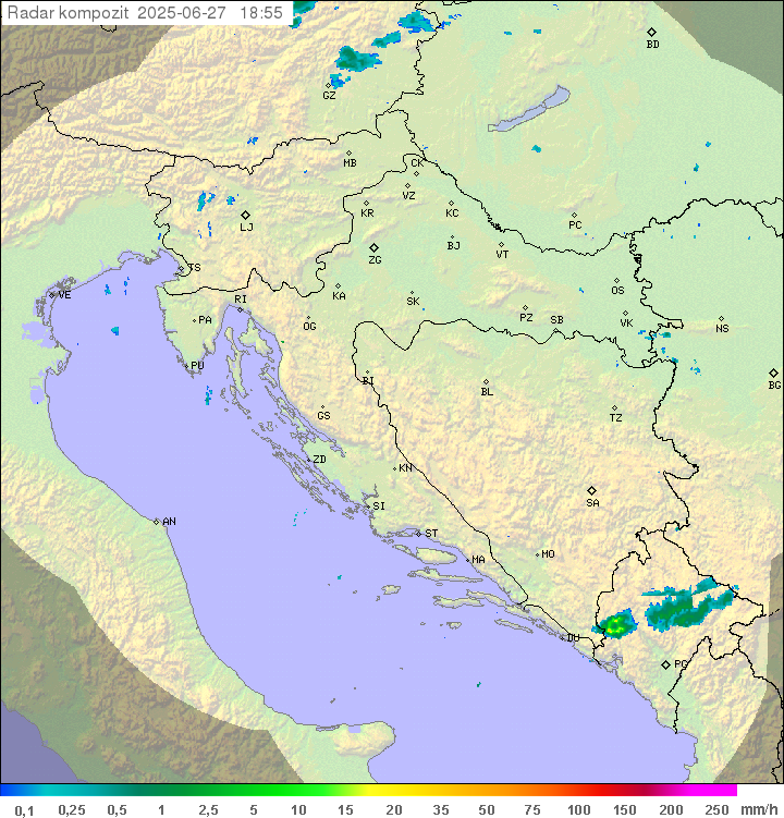 Padavine Hrvaška
