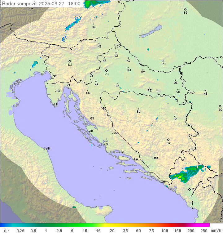Padavine Hrvaška