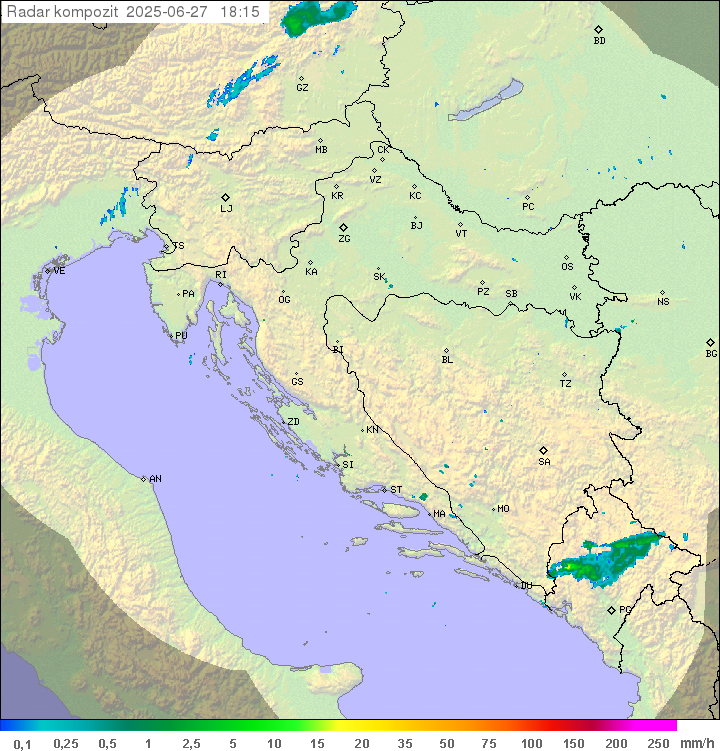 Padavine Hrvaška
