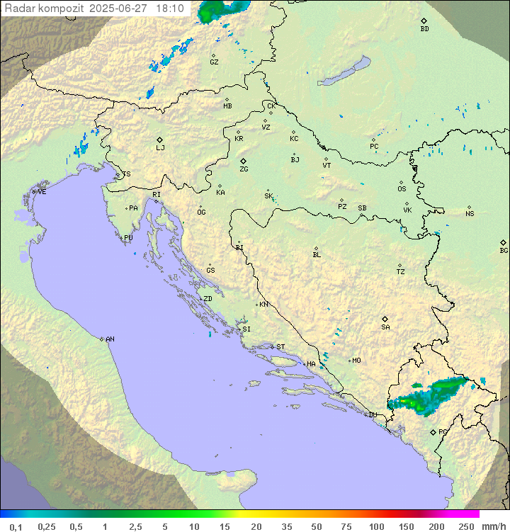 Padavine Hrvaška
