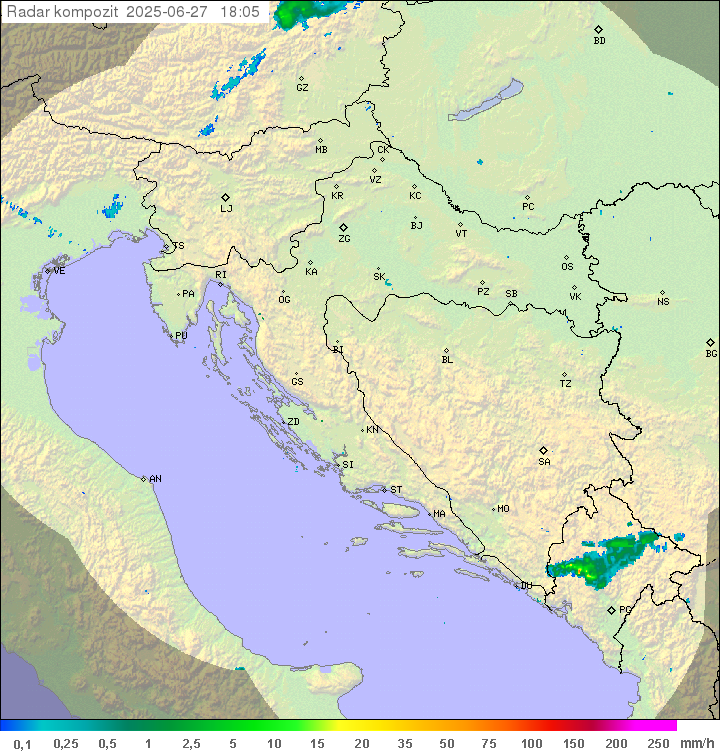 Padavine Hrvaška