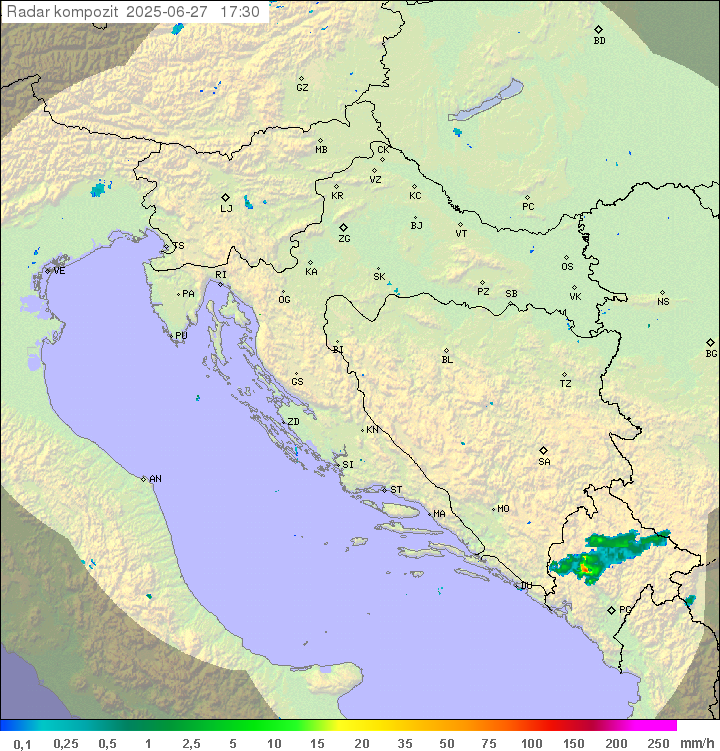 Padavine Hrvaška