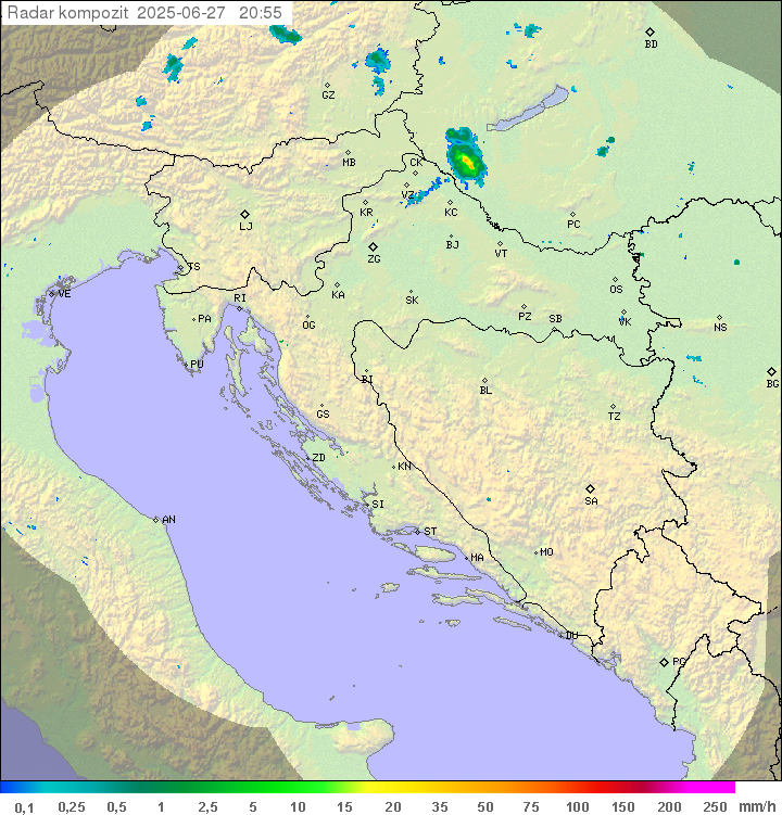 Padavine Hrvaška