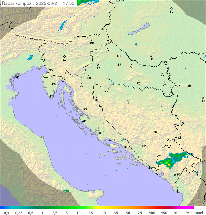 Padavine Hrvaška