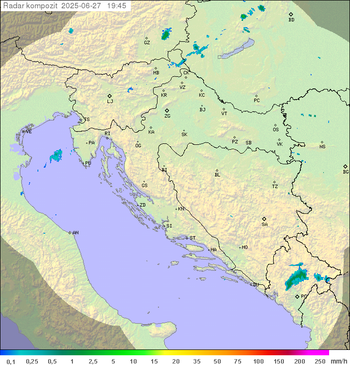 Padavine Hrvaška