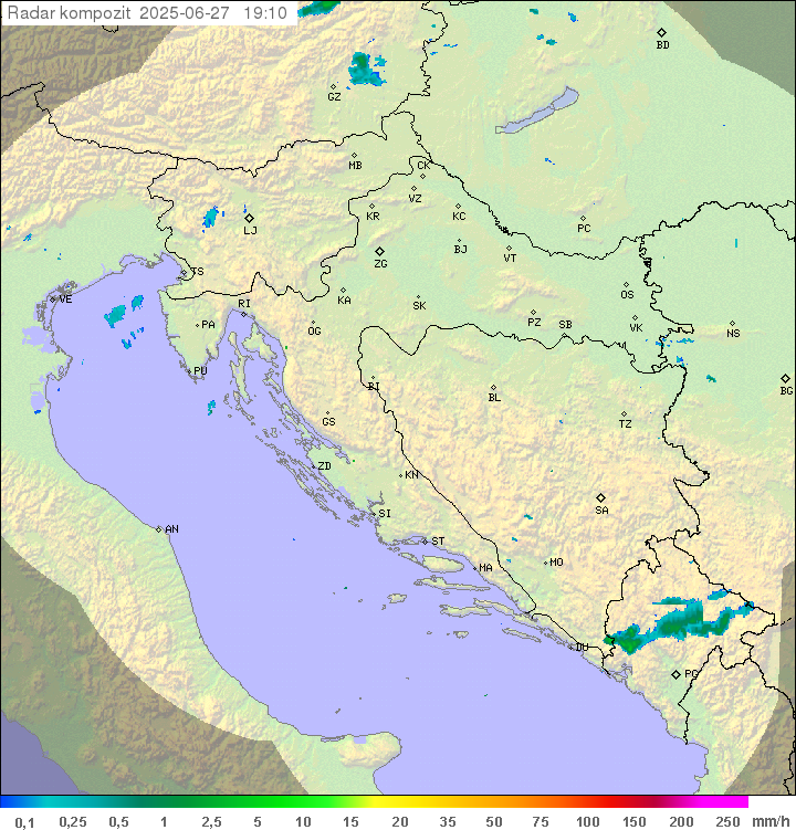 Padavine Hrvaška