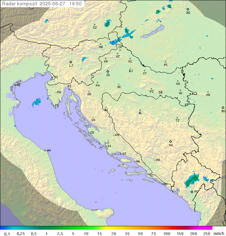 Padavine Hrvaška