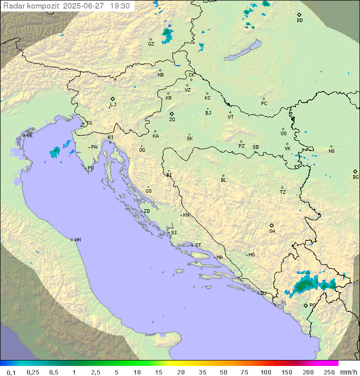 Padavine Hrvaška