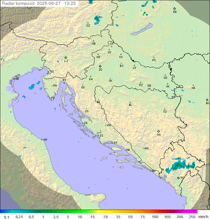 Padavine Hrvaška