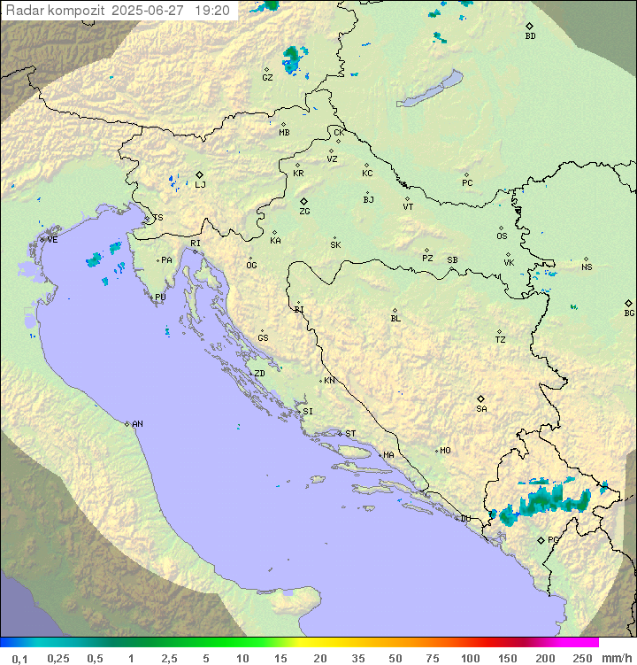 Padavine Hrvaška