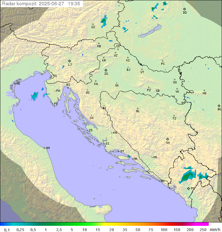 Padavine Hrvaška