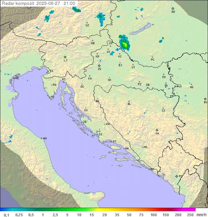 Padavine Hrvaška
