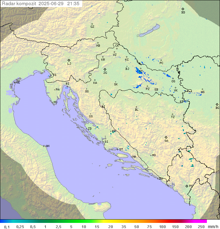 Padavine Hrvaška
