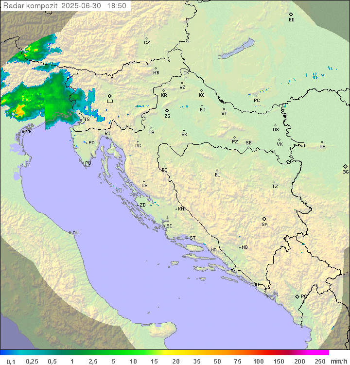Padavine Hrvaška