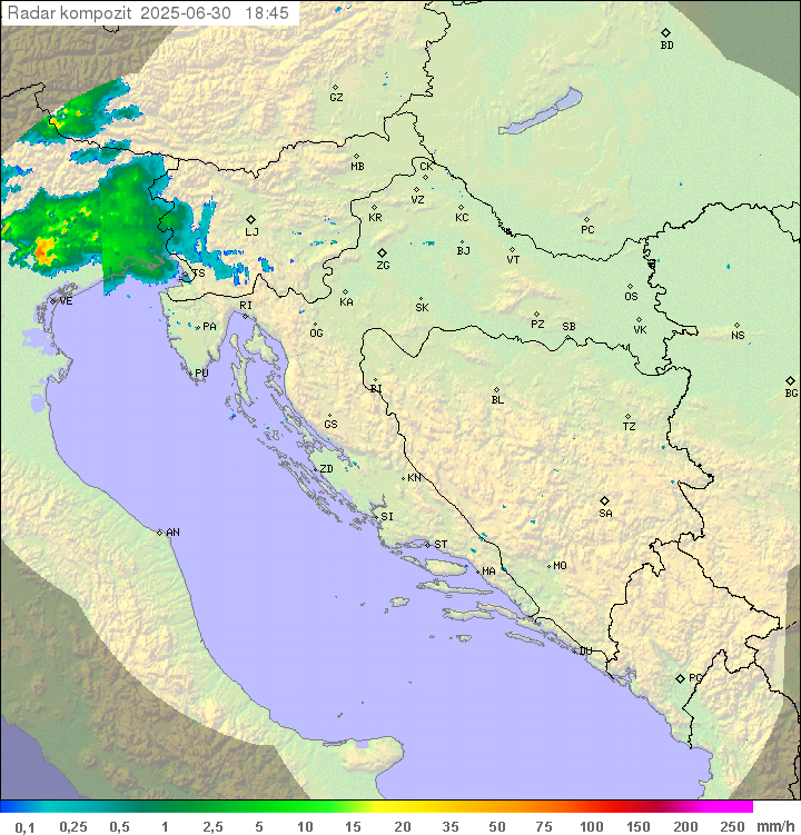 Padavine Hrvaška