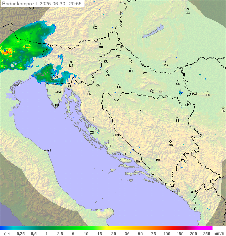 Padavine Hrvaška