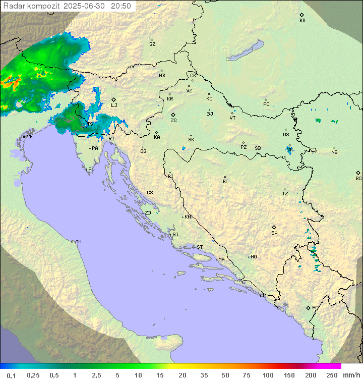Padavine Hrvaška