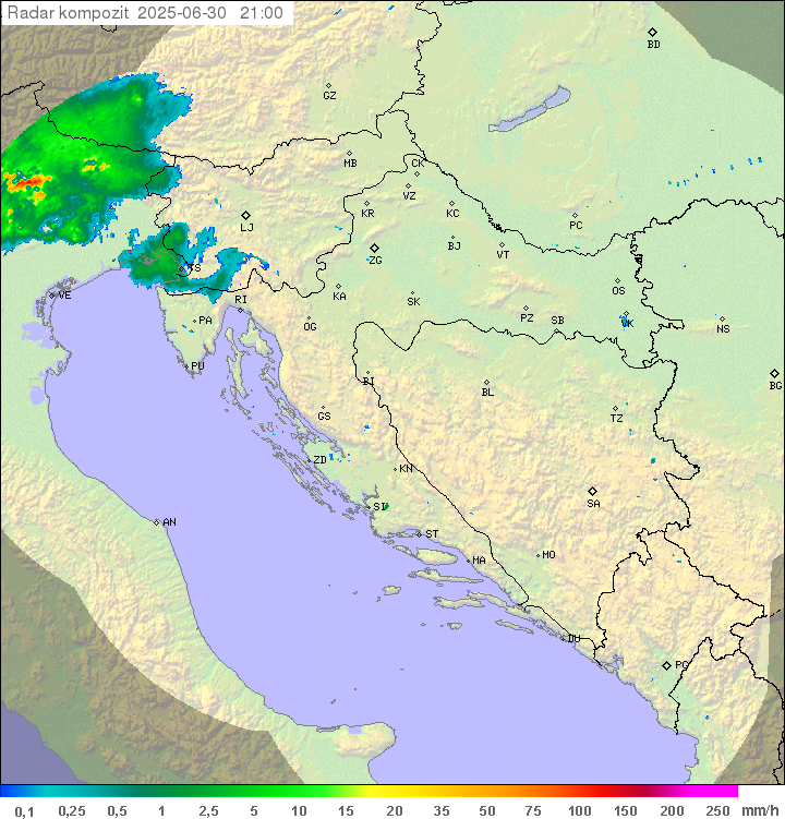 Padavine Hrvaška