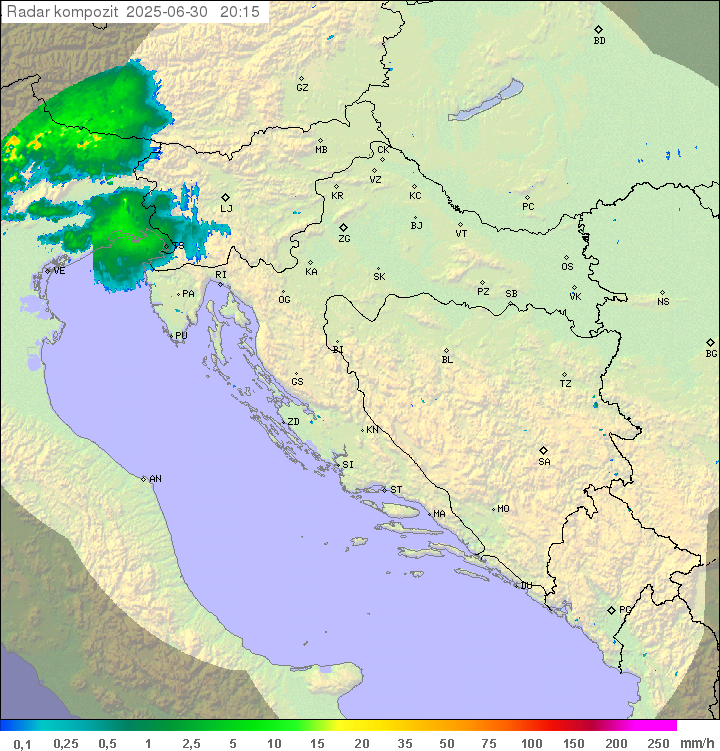 Padavine Hrvaška