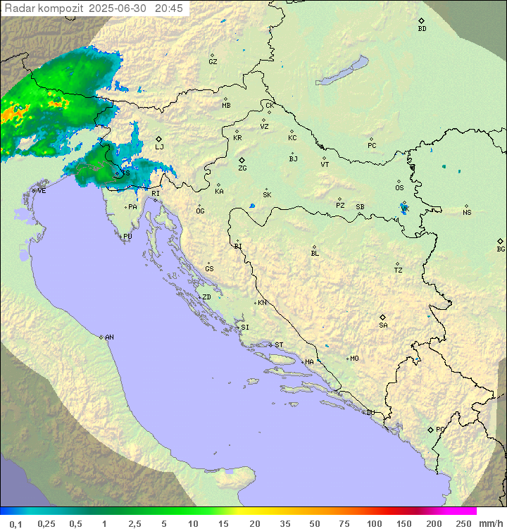 Padavine Hrvaška